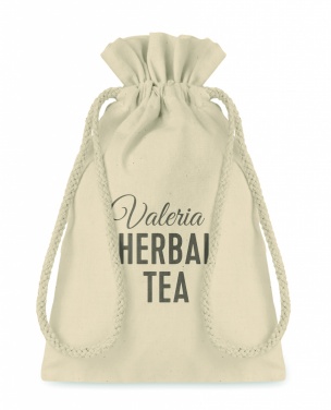 Logo trade promotional product photo of: Small Cotton draw cord bag