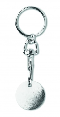 Logotrade promotional giveaway image of: Key ring token (€uro token)