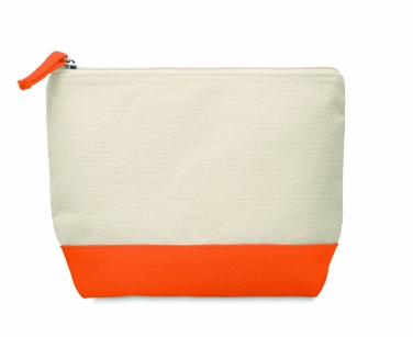 Logotrade promotional products photo of: Bicolour cotton cosmetic bag