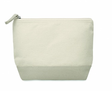 Logotrade promotional gift picture of: Bicolour cotton cosmetic bag