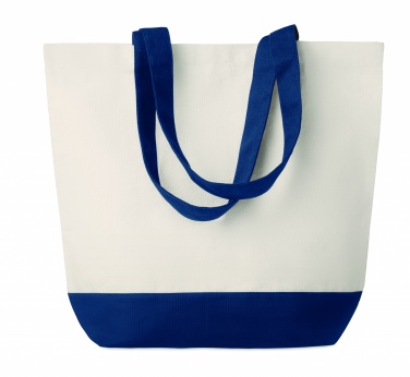 Logo trade promotional giveaways picture of: Canvas beach bag 280gr/m2
