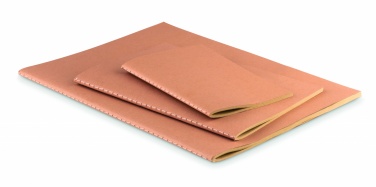 Logo trade business gift photo of: A6 recycled notebook 80 plain