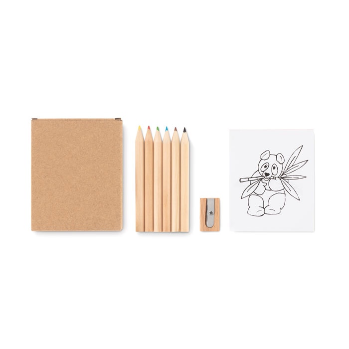Logo trade promotional gifts picture of: Colouring set
