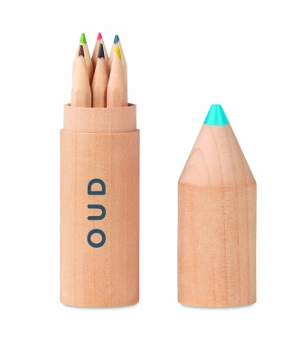 Logotrade promotional merchandise picture of: 6 pencils in wooden box