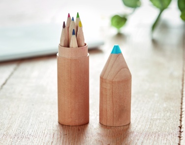 Logotrade promotional giveaways photo of: 6 pencils in wooden box