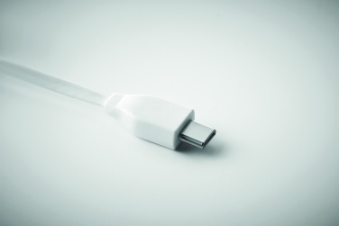 Logo trade business gift photo of: Bamboo 3-in-1 cable