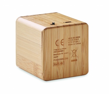 Logotrade promotional item picture of: Bamboo wireless speaker