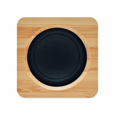 Logo trade corporate gifts image of: Bamboo wireless speaker