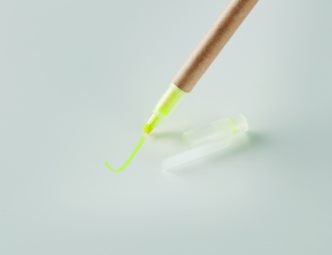Logotrade promotional merchandise image of: 2 in 1 carton pen highlighter