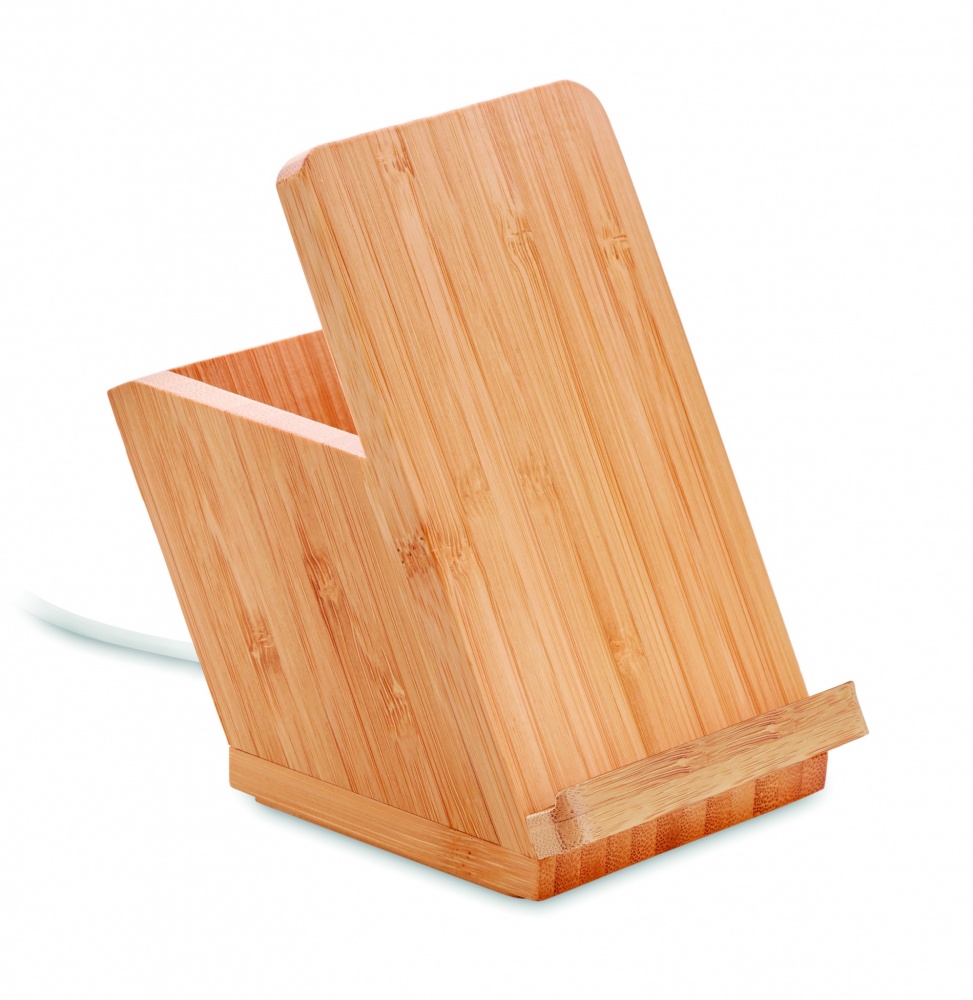 Logo trade advertising products picture of: Wireless charger pen holder 5W BAICOI