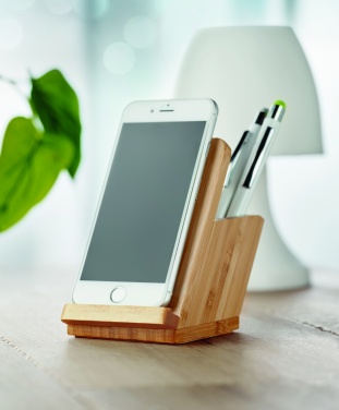 Logo trade promotional gifts picture of: Wireless charger pen holder 5W BAICOI