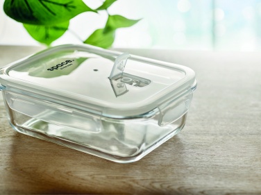 Logo trade business gifts image of: Glass lunchbox & PP lid 900ml