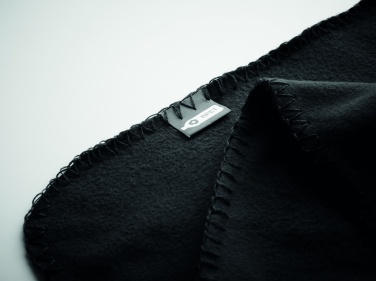 Logo trade promotional item photo of: RPET fleece travel blanket