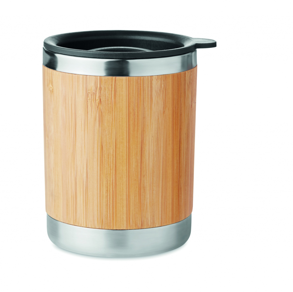 Logo trade promotional product photo of: Tumbler in bamboo cover 250ml