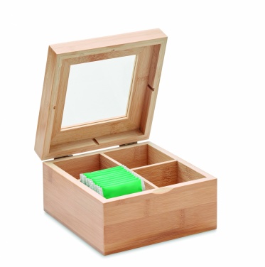 Logo trade promotional products picture of: Bamboo tea box