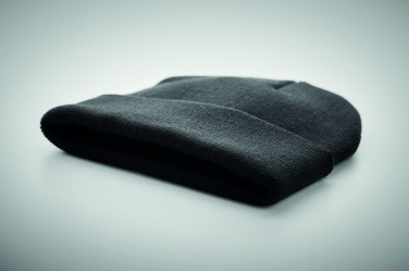 Logo trade promotional items picture of: Beanie in RPET with cuff