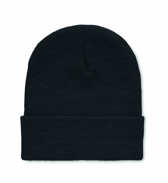 Logo trade advertising product photo of: Beanie in RPET with cuff
