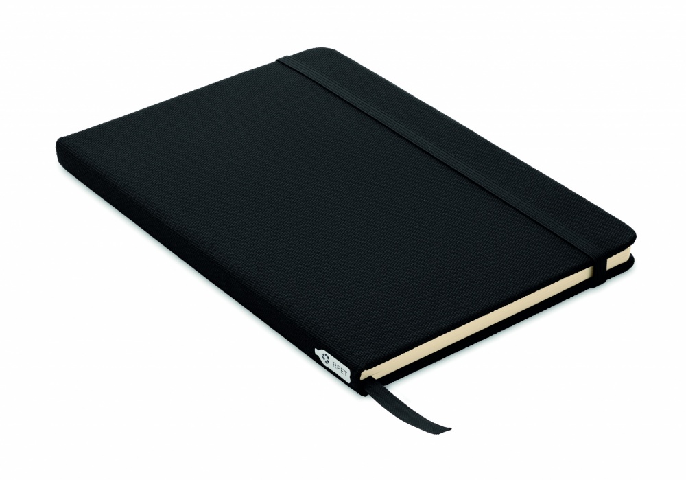 Logo trade promotional gifts picture of: A5 RPET notebook 80 lined