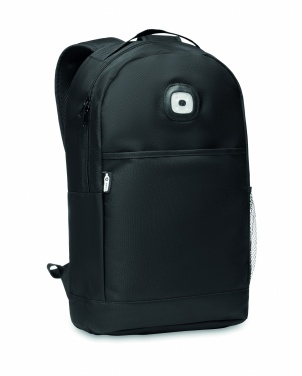 Logotrade promotional items photo of: Backpack in RPET & COB light