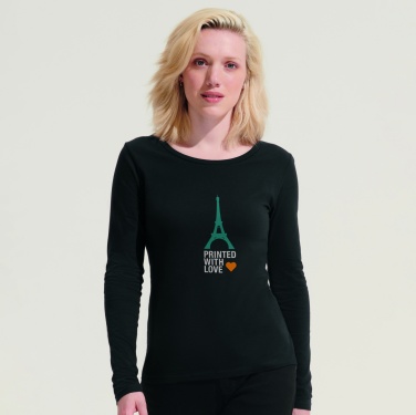 Logo trade corporate gifts picture of: MAJESTIC LG SLEEVE T-SHIRT