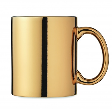 Logo trade advertising products picture of: Ceramic mug metallic 300 ml