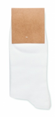 Logo trade promotional item photo of: Pair of socks in gift box L