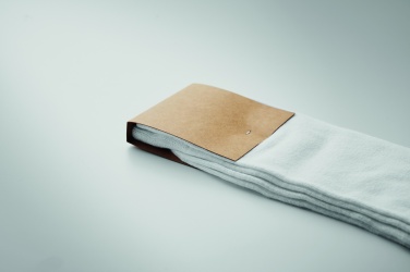 Logo trade corporate gifts picture of: Pair of socks in gift box L