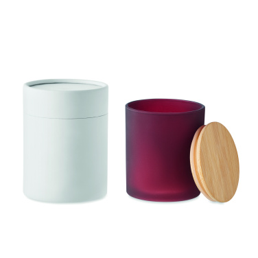 Logo trade promotional products picture of: Plant based wax candle 200 gr