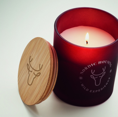 Logo trade promotional products picture of: Plant based wax candle 200 gr