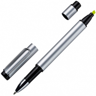 Logo trade promotional merchandise picture of: Metal duo pen GETAFE