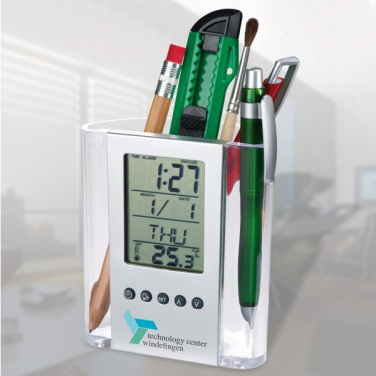Logotrade promotional merchandise photo of: Acrylic desk pen holder MADRID