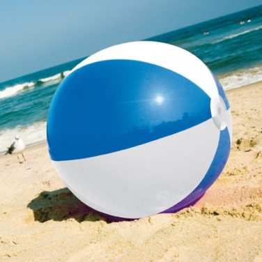 Logo trade promotional items picture of: Bicolour beach ball KEY WEST
