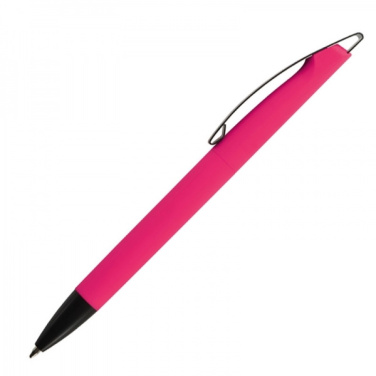 Logo trade corporate gift photo of: Metal ballpen soft touch BRESCIA