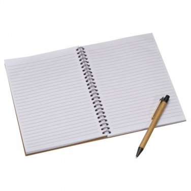 Logo trade promotional giveaways image of: A5 ECO Notepad KENTWOOD