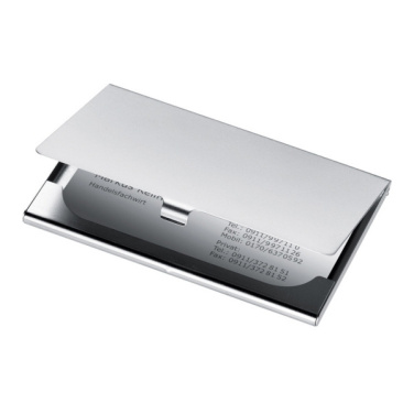Logotrade promotional giveaway picture of: Metal business card holder CORNWALL