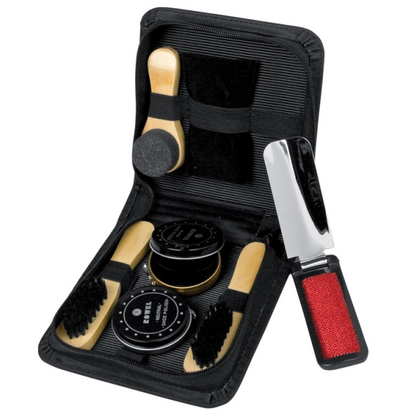 Logo trade corporate gifts image of: Shoe polish set CANNES