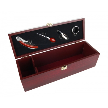 Logo trade promotional merchandise photo of: Wine box JESOLO