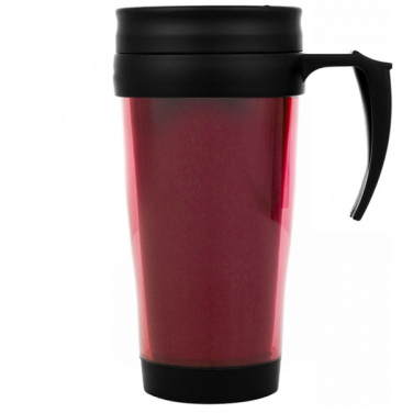 Logo trade promotional giveaways image of: Plastic cup FORT WORTH 400 ml