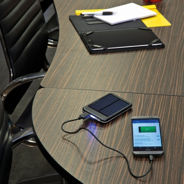 Logo trade promotional gift photo of: Solar power bank PHILADELPHIA