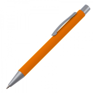 Logo trade promotional products picture of: Metal ballpen soft touch ABU DHABI