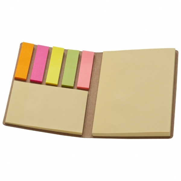 Logo trade advertising product photo of: Adhesive note pad BURLINGTON