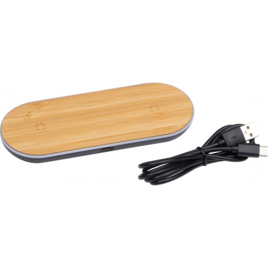 Logo trade promotional gifts image of: Charging station NASSAU