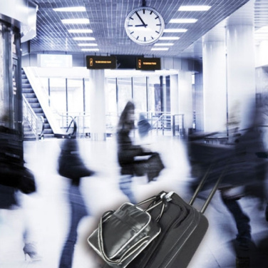 Logo trade promotional item photo of: Bag holder for trolleys ARMANT