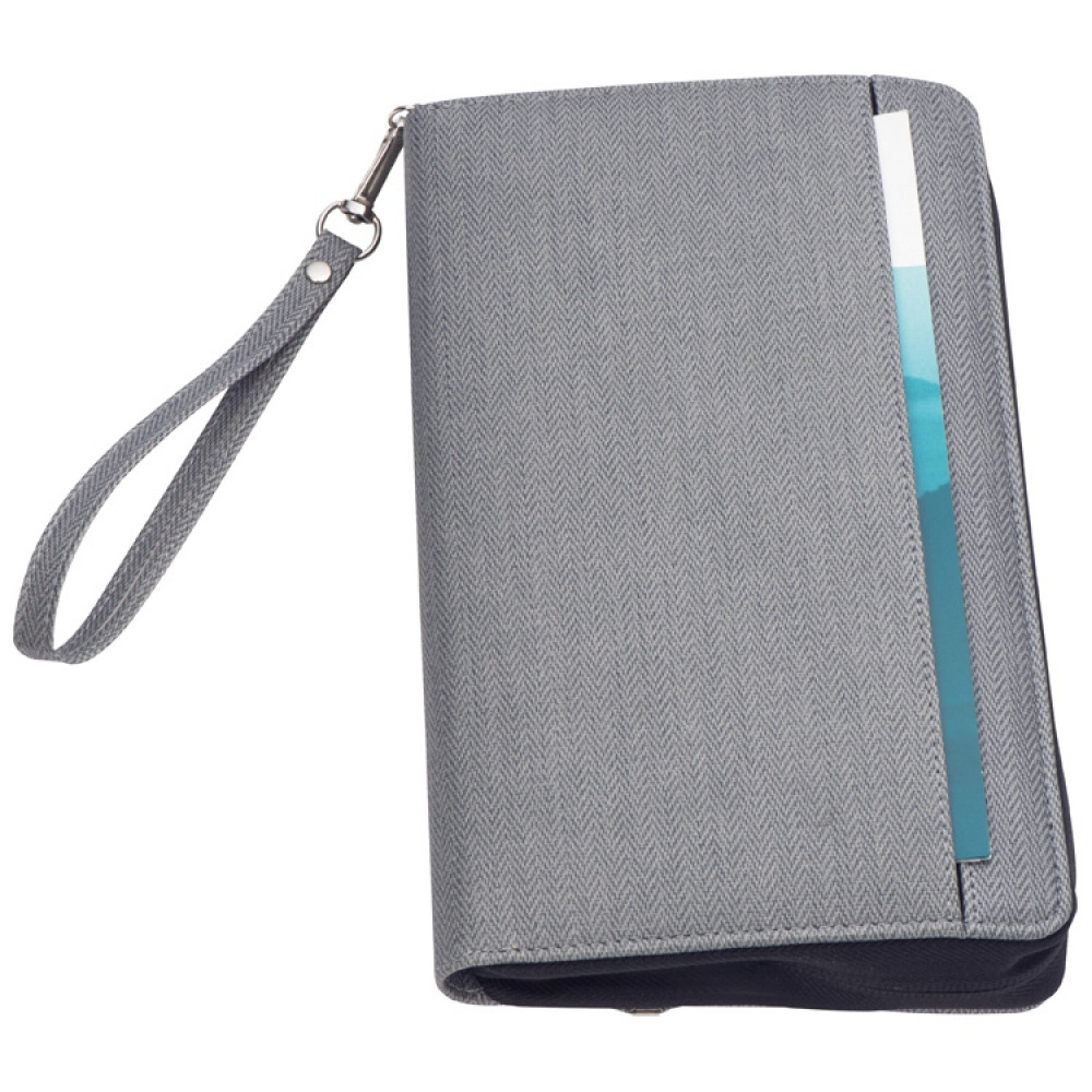 Logo trade business gift photo of: Travel folder with power bank Almera