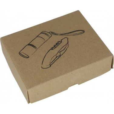 Logo trade corporate gifts picture of: Set torch and pocket knife DOVER