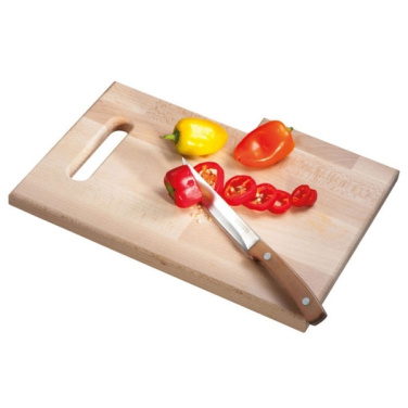 Logo trade business gift photo of: Wooden board with knife LIZZANO