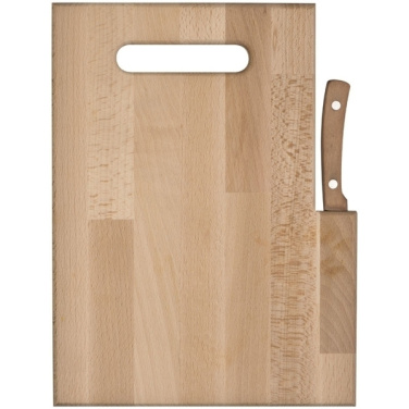 Logotrade promotional merchandise picture of: Wooden board with knife LIZZANO