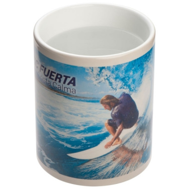 Logo trade promotional items image of: Colour-changing sublimation mug SIRMIONE 300 ml