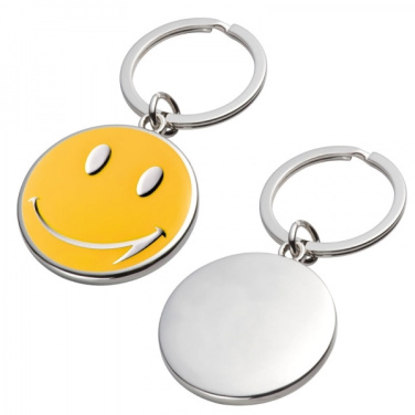 Logo trade promotional giveaways picture of: Keyring SMILE