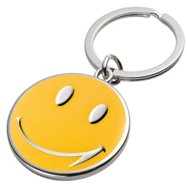 Logo trade promotional item photo of: Keyring SMILE